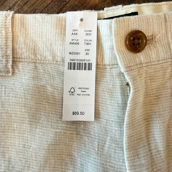 J. Crew Cream Flat Front Shorts Versatile Summer Essential - Picture 5 of 10